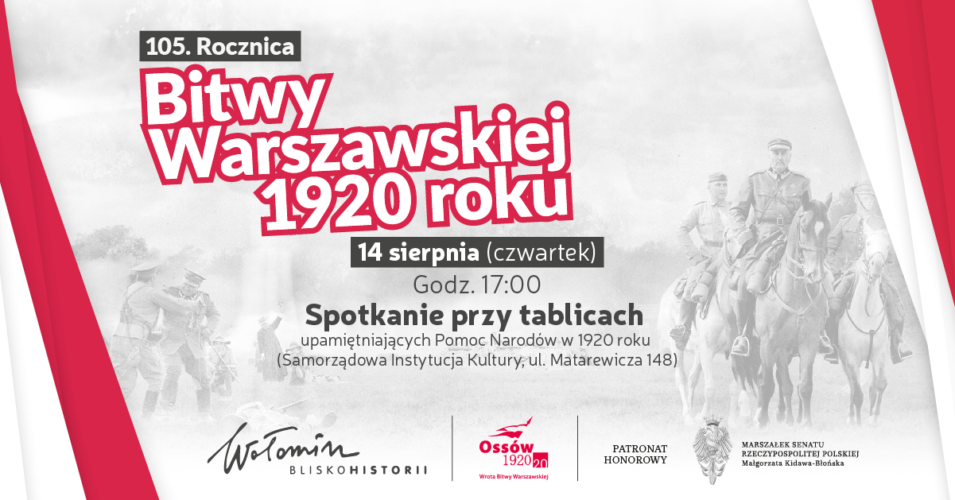 Obchody 105. rocznicy Bitwy Warszawskiej w Ossowie