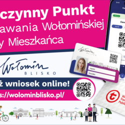 Nieczynny punkt wydawania Karty Mieszkańca „Wołomin Blisko”