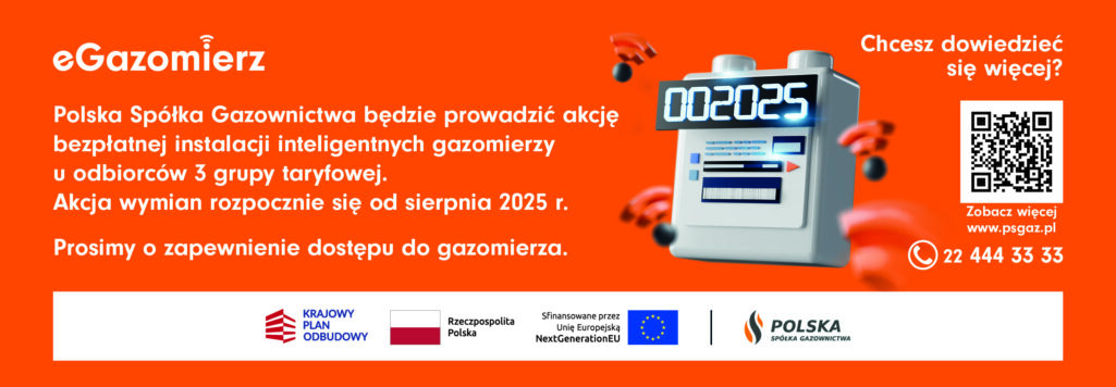 Projekt eGazomierz - wymiana gazomierzy u odbiorców należących do 3 grupy taryfowej