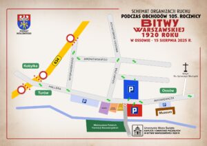 Mapa objazdy Ossów
