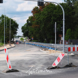 DW 634: finał robót na ul. Szosa Jadowska, ruszają prace na al. Niepodległości