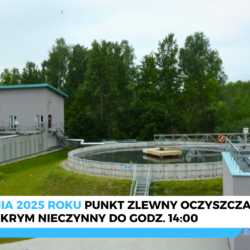 Nieczynny punkt zlewny Oczyszczalni Ścieków Krym – 28 sierpnia 2025 r.