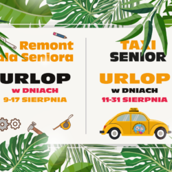 Krótka przerwa w usługach „Remont dla Seniora” i „TAXI SENIOR”