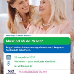 Bezpłatna mammografia w Wołominie