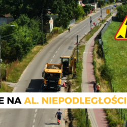 Rozpoczęcie prac na al. Niepodległości w Wołominie (DW 634)