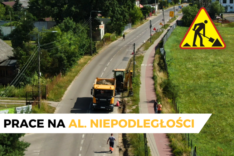 Rozpoczęcie prac na al. Niepodległości w Wołominie (DW 634)