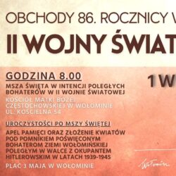 Gminne obchody wybuchu II wojny światowej
