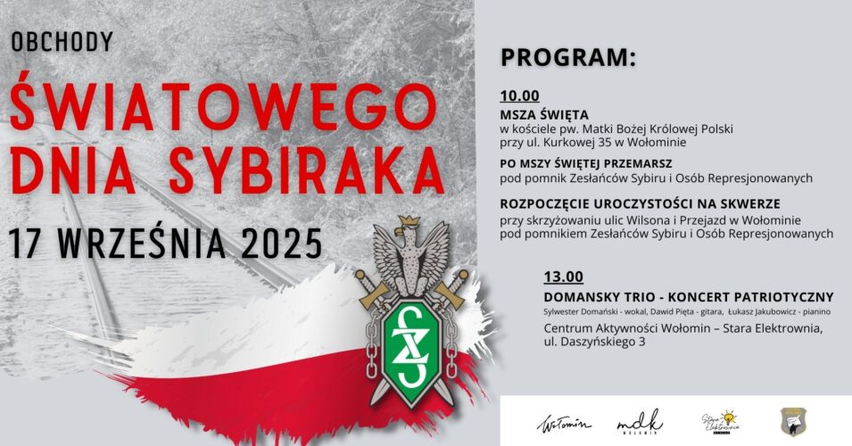 plakat Światowy Dzień Sybiraka