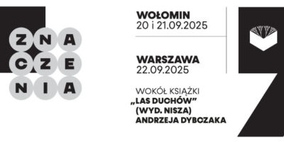 Zapraszamy na V edycję Festiwalu Literackiego Znaczenia Zapraszamy na V edycję Festiwalu Literackiego Znaczenia
