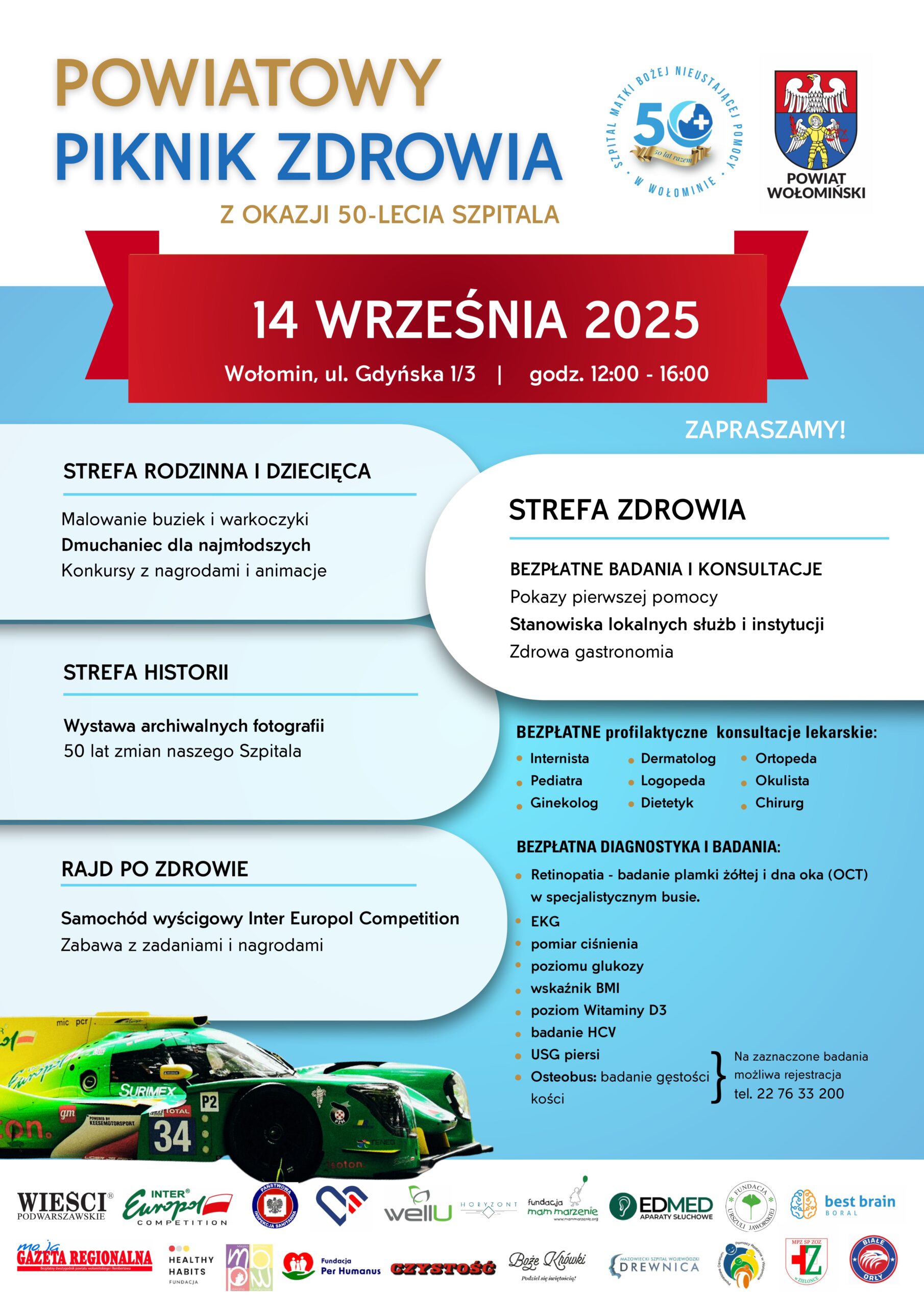 PLAKAT - Powiatowy piknik zdrowia
