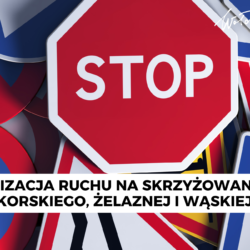 Organizacja ruchu na skrzyżowaniu ulic Sikorskiego, Żelaznej i Wąskiej