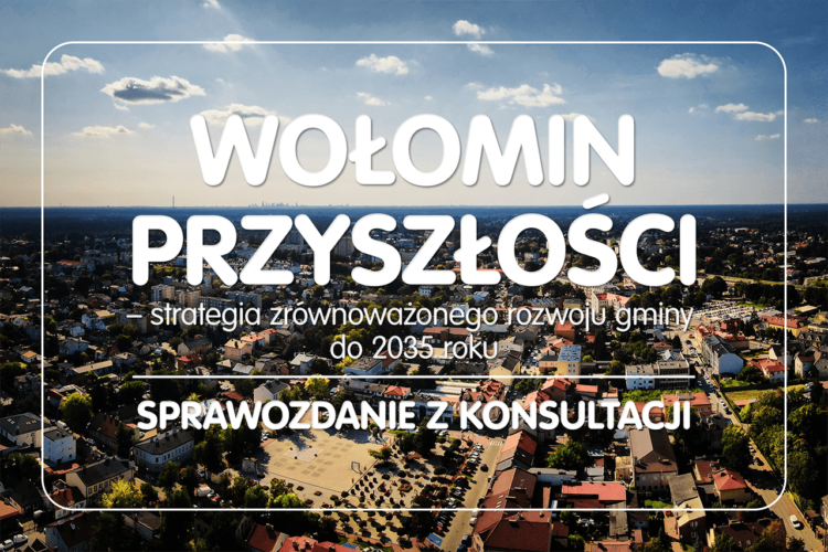 panorama Wołomina z lotu ptaka