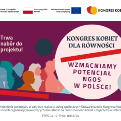 Ruszył nabór do projektu Kongresu Kobiet – bezpłatne szkolenia dla NGO