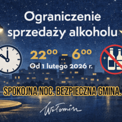 Ograniczenie nocnej sprzedaży alkoholu w Wołominie od 1 lutego 2026 r.