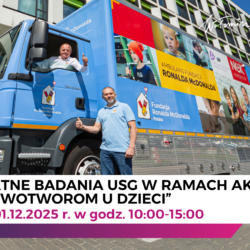 Bezpłatne badania USG w ramach akcji „NIE nowotworom u dzieci”