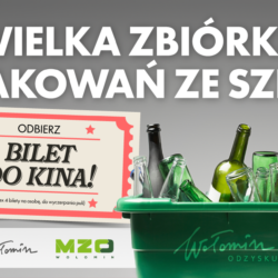 Rusza wielka zbiórka opakowań ze szkła – zdobądź bilet do kina!