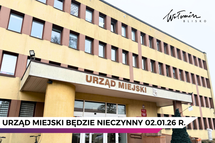 2 stycznia 2026 roku Urząd Miejski będzie nieczynny