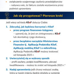 Krajowy System e-Faktur (KSeF ) – materiały informacyjne