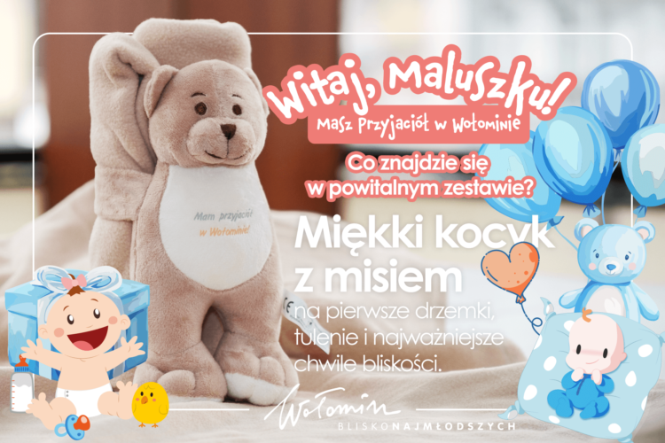 Kampania Mam Przyjaci&oacute;ł w Wołominie kocyk