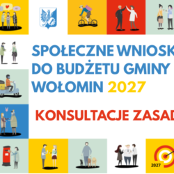 Konsultacje społeczne dotyczące Zasad Społecznych Wniosków do budżetu gminy Wołomin na 2027 rok