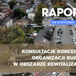 Konsultacje koncepcji organizacji ruchu w obszarze rewitalizacji – raport do 31 stycznia 2026 r.