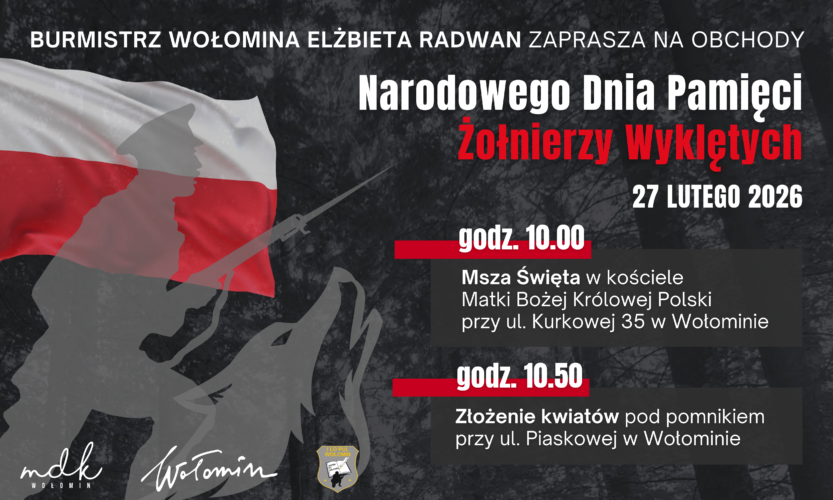 Obchody Narodowego Dnia Pamięci Żołnierzy Wyklętych w Wołominie
