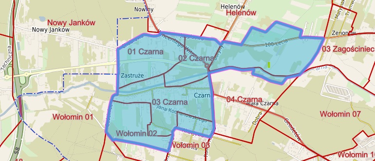 Obwieszczenie o wyłożeniu do publicznego wglądu projektu mpzp terenu położonego w&nbsp;miejscowościach: Czarna, Helen&oacute;w i Wołomin w Gminie Wołomin &ndash; ETAP IV
