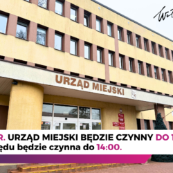 31 marca 2026 roku Urząd Miejski będzie czynny krócej
