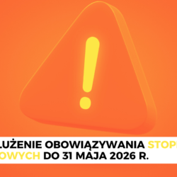 Przedłużenie obowiązywania stopni alarmowych do 31 maja 2026 r.