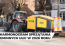 Harmonogram sprzątania gminnych ulic w 2026 roku