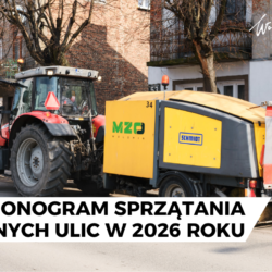 Harmonogram sprzątania gminnych ulic w 2026 roku