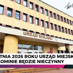 3 kwietnia 2026 roku Urząd Miejski będzie nieczynny