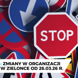 Zmiany w organizacji ruchu na DW634 w Zielonce