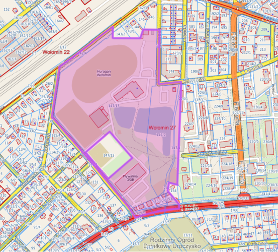 Obwieszczenie o wyłożeniu do publicznego wglądu projektu mpzp terenu Ośrodka Sportu i Rekreacji ,,Huragan" w Wołominie - cz. A wraz z POŚ