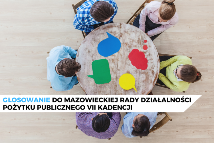 Głosowanie do Mazowieckiej Rady Działalności Pożytku Publicznego VII kadencji