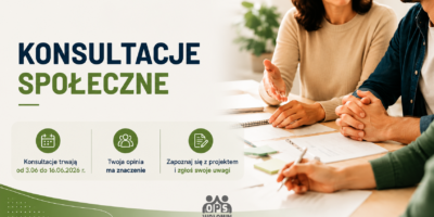 Konsultacje społeczne projektu Strategii Rozwiązywania Problem&oacute;w Społecznych dla Gminy Wołomin na lata 2026-2032