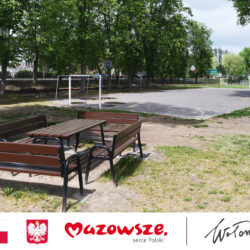 Budowa boiska w Szkole podstawowej w Czarnej