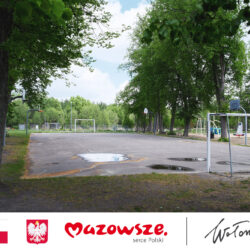 Budowa boiska w Szkole podstawowej w Czarnej