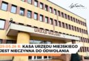 Nieczynna kasa Urzędu Miejskiego w Wołominie 29.05.2026