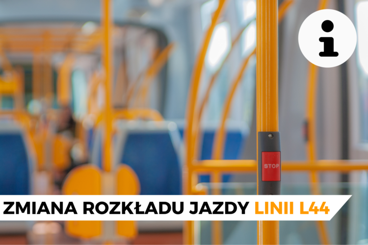 Zmiana rozkładu jazdy linii L44