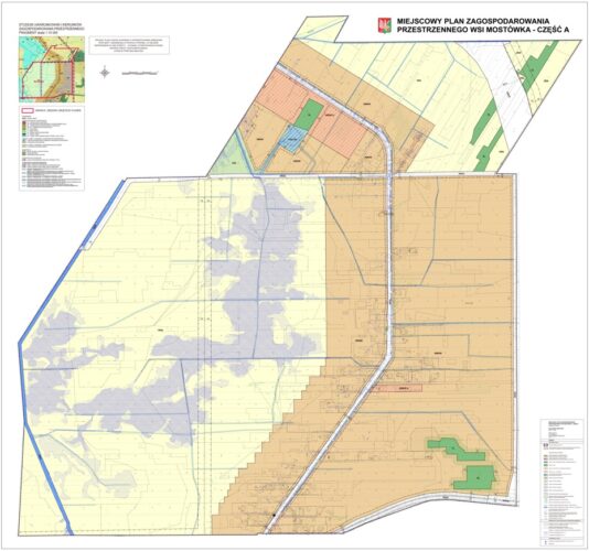 Konsultacje społeczne projektu miejscowego planu zagospodarowania przestrzennego wsi Most&oacute;wka - część A