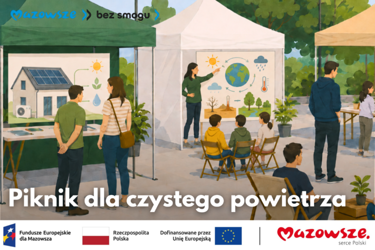 Piknik dla czystego powietrza na Placu 3 Maja