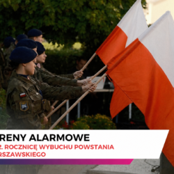 Uruchomienie syren alarmowych w dniu 1. sierpnia