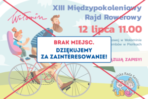 Wyrusz z nami w XIII Międzypokoleniowy Rajd Rowerowy Wyrusz z nami w XIII Międzypokoleniowy Rajd Rowerowy