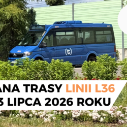 Zmiana trasy linii L36 od 13 lipca