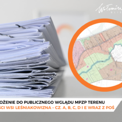 Dyskusja publiczna | MPZP: Leśniakowizna
