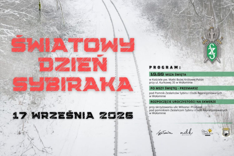Światowy Dzień Sybiraka w Wołominie. Zapraszamy na uroczystości