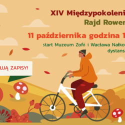 Już 11 października 2026 roku - XIV Międzypokoleniowy Rajd Rowerowy