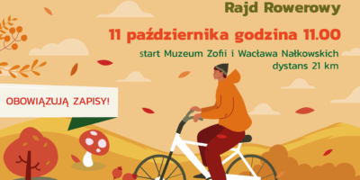 Już 11 października 2026 roku &ndash; XIV Międzypokoleniowy Rajd Rowerowy